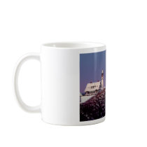 Portland Headlight at Christmas Time mugs