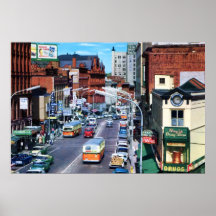 Portland, Maine Congress Street circa 1960 Posters