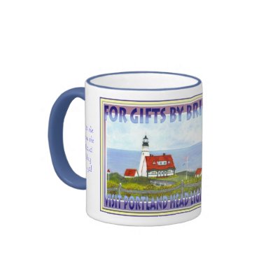 Portland, Maine, Trolley Add by Brigid O'Neill Hov Mugs by Bonhovey
