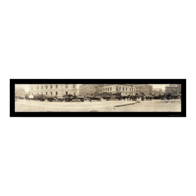 Portland ME Fire Dept Photo 1920 Print by lc_panoramicphotos