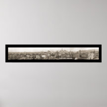 Portland OR Panorama Photo 1923 Print