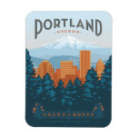 Portland, OR Rectangular Photo Magnet