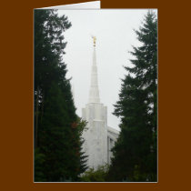 PORTLAND OREGON TEMPLE - Blank Note Card cards