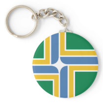 Portland, Oregon, United States flag keychains