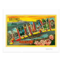 Portland, OregonLarge Letter Scenes Post Cards