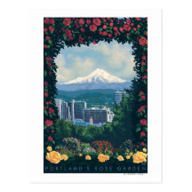 Portland, OregonRose Garden Scene Postcards