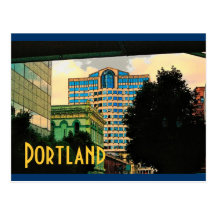 Portland Postcard (Yellow)