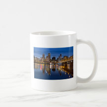 Portland Skyline Blue Hour Mug