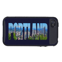 Portland Skyline iPhone 4 Cargo Case Cases For iPhone 4