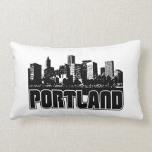 Portland Skyline Pillow