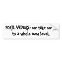 Portland Whole New Level of Weird Bumper Sticker bumper stickers by Sialicious Portland Whole New Level of Weird Bumper Sticker bumper stickers