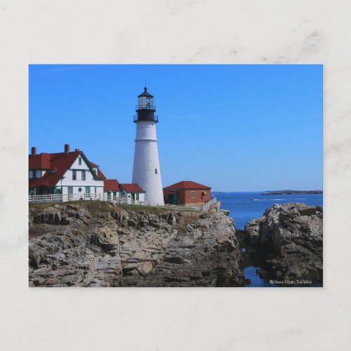 Portlandhead Lighthouse MainePostcard zazzle_postcard
