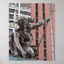 Portlandia statue, Portland, Oregon Print