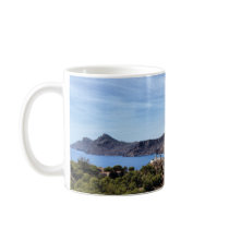 Portman Bay, Nr Cartagena, Spain mugs by Squealia Portman Bay, Nr Cartagena, Spain mugs