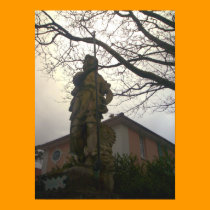 Portmeirion Statue & Tree poster posters by SuzeeQ Portmeirion Statue & Tree poster posters