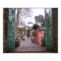 Portmeirion Through Lower Gate print by SuzeeQ Portmeirion Through Lower Gate print