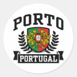 Porto Portugal Round Sticker