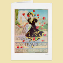 Portola Festival in San Francisco 1909 cards