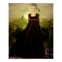 Portrait At Sunset posters by sirenscastle Portrait At Sunset posters