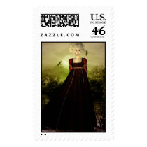 Portrait At Sunset Stamp