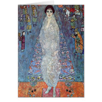 Portrait Baroness Elisabeth Bacchofen Echt, Klimt Cards