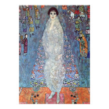 Portrait Baroness Elisabeth Bacchofen Echt, Klimt Personalized Invitation