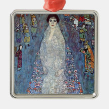 Portrait Baroness Elisabeth Bacchofen Echt, Klimt Christmas Tree Ornaments