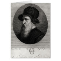 Portrait Benvenuto Cellini  engraved by Greeting Cards