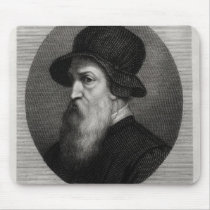 Portrait Benvenuto Cellini  engraved by Mouse Pad