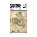 Portrait Bride Postage stamp