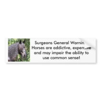 Portrait bumper stickers by tkmstable Portrait bumper stickers