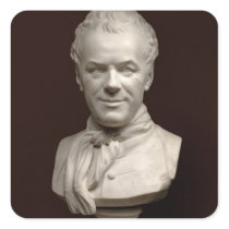 Portrait Bust Etienne Maurice Falconet , 1773 Square Sticker