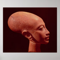 Portrait bust of a daughter of King Akhenaten Poster