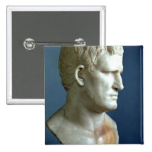 Portrait bust of Agrippa (63-12 BC) Roman (marble) Buttons