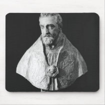 Portrait bust of Francois d'Escoubleau Mousepad