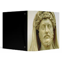 Portrait bust of Marcus Aurelius Vinyl Binders