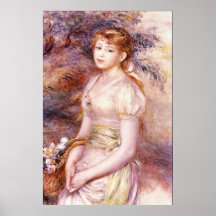 Portrait by Pierre Renoir Posters