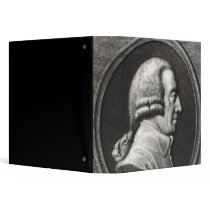 Portrait from a medallion of Adam Smith Vinyl Binders