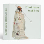 Portrait, Indian Warrior with Pipe by Karl Bodmer Vinyl Binder