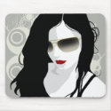 Portrait mousepads by Elle_Ichai Portrait mousepads