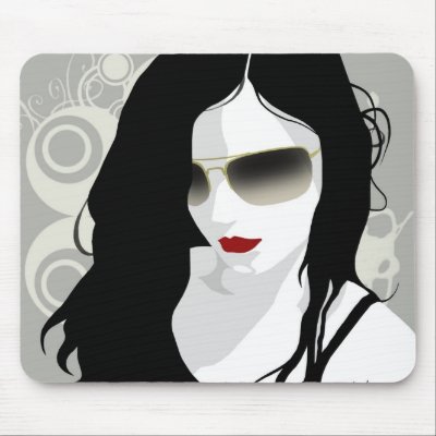 Portrait Mouse Mats by Elle_Ichai