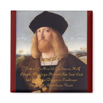 Portrait of a Bearded Gentleman magnets