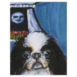 Portrait of a black Japanese chin Flyers