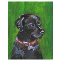 Portrait of a Black Labrador flyers