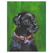 Portrait of a Black Labrador letterhead