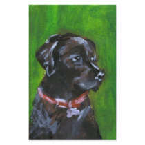 Portrait of a Black Labrador stationery