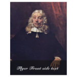 Portrait Of A Blond Man By Rembrandt Harmensz. Van flyers