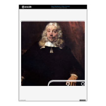 Portrait of a blonde man by Rembrandt PS3 Slim Console Decal