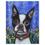 Portrait of a Boston Terrier Custom Letterhead