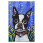 Portrait of a Boston Terrier Stationery Paper
